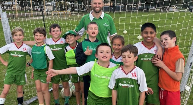 Kids Soccer Newcastle - Meet Ash our latest Grasshopper Soccer franchisees to join the team!