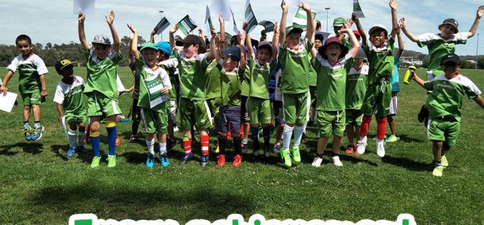 Grasshopper Soccer children enjoying a fun and successful Term 1 2026 session