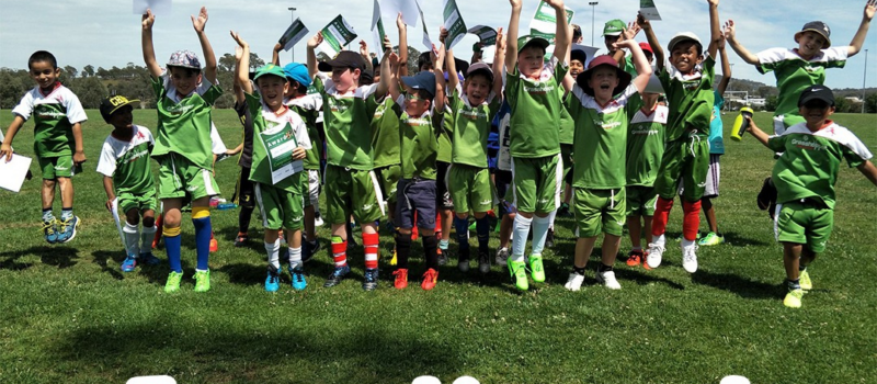 Grasshopper Soccer children enjoying a fun and successful Term 1 2026 session